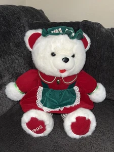Vintage 1992 Kmart Mama Plüschbär der Weihnachtsbärenfamilie 22 Zoll - Bild 1 von 6