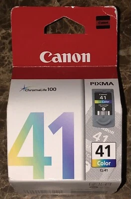 Genuine Canon CL-41 Color Combination Ink Cartridge ChromaLife100 Pixma NEW - Image 1 of 4
