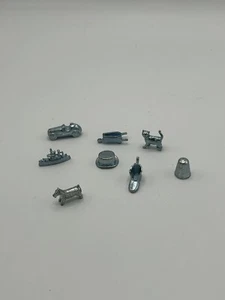 Monopoly Board Game Replacement Pieces Tokens Includes Cat Set Of 8 Total - Picture 1 of 3