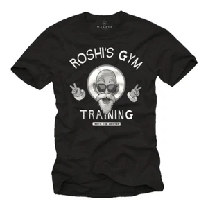 GENIAL CAMISETA NERD GYM PARA HOMBRE CON ROSHI - MANGA CORTA MANGA CAMISETA DEPORTIVA GEEK - Imagen 1 de 3