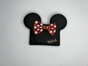 Disney Minnie Mouse schwarzes Kartenetui Kunstleder mit roter Schleife Primark - Bild 1 von 11