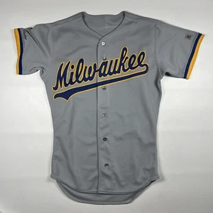 Vintage 1990's Milwaukee Brewers Game Issued Jersey 40T - Picture 1 of 7