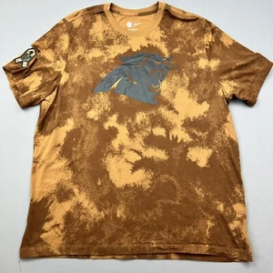 Nike NFL Salute To Service Carolina Panthers T Shirt Brown Embroidered Patch XXL - Picture 1 of 10