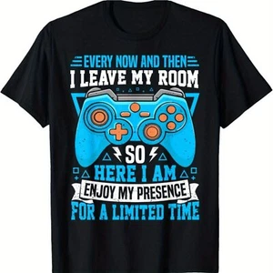 Camiseta Divertida con Patrón Artístico de Jugador de Juego, Apta para Jugadores de Juegos Masculinos y Femeninos - Imagen 1 de 7