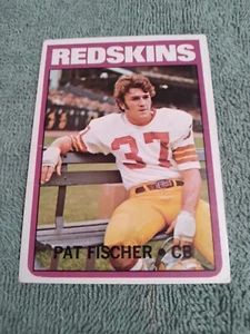 1972 Topps Football #217 Washington Redskins CB Pat Fischer EX - Picture 1 of 2