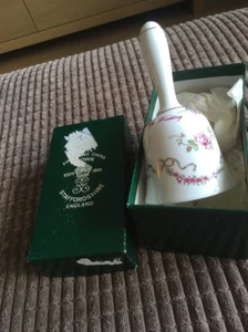 Crown Staffordshire China Bell Ruby Wedding - Picture 1 of 6