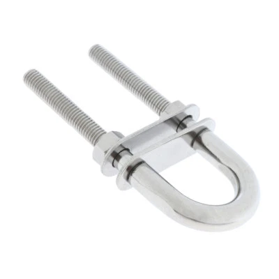 M8*100 Bow Stern Eye, U-Bolt, Boat Hardware 304 Stainless Steel Marine-Grade - image 1 of 4