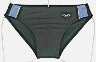 Arena Junior 黑色泳装纯色游泳短裤复古泳装后备箱 20 浴 — 第 1/4 张图片