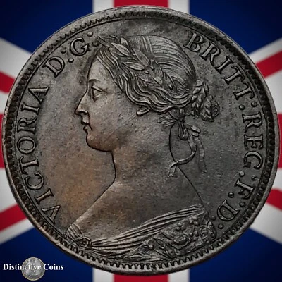 Great Britain 1868 Farthing 1/4d GB3634 - Image 1 of 2