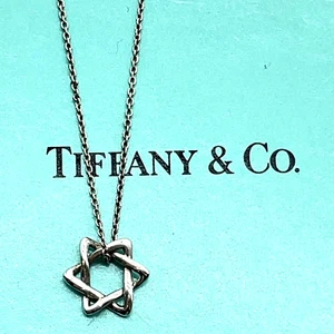 Auth Tiffany & Co. Elsa Peretti Star Necklace 1.72g SV W/Box,Dust bag SK040580 - Picture 1 of 11