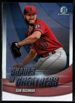 2022 Bowman Chrome Shades of Greatness #SG-10 Sam Bachman - Image 1 of 2