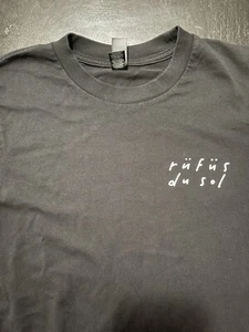 Rufus Du Sol Bloom Long Sleeve Band T-Shirt, Black, Size: Small - Picture 1 of 8