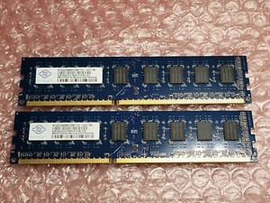 Nanya NT2GC64B8HCONF-CG 2Gb 2Rx8 PC310600U-9-10-B0.1333 **Lot of 2** - Picture 1 of 4