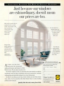 Magazine Print Ad PELLA 1993 Wooden Windows & Doors - Bild 1 von 1