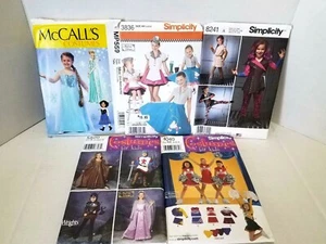 LOT OF 5 Simplicity  McCall's girls & boys costumes mixed - Picture 1 of 11