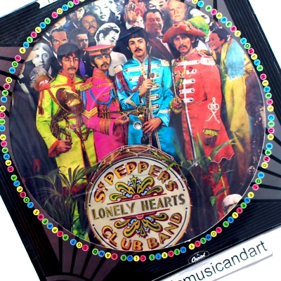 SEALED ORIGINAL 1978 PICTURE DISC VINYL THE BEATLES SGT PEPPERS LP RARE - Image 1 of 4