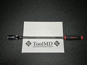 Snap-on Tools NOS 3/8" Drive RED Extra Long Quick Release Flex Ratchet FHRLLF80 - Picture 1 of 20