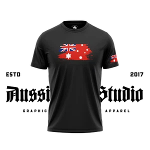 Camiseta para hombre bandera australiana 6 puntos bandera roja - - Imagen 1 de 5