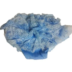 Vintage Her Lionsa  Girls Blue Ruffle Panties Size 2 - Picture 1 of 7