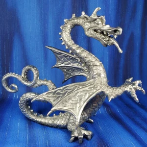 Fafnir Celtic Dragon Pewter Figurine Ray Lamb US Made *NEW* - Picture 1 of 12