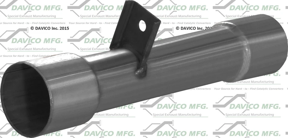 228895 Davico Exhaust Pipe Rear for Chevy Chevrolet K1500 Truck GMC 1988-1993 - Image 1 of 1