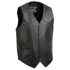 Event Leather's Men's 100% Genuine Leather Motorcycle Vest | Biker Vests with