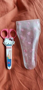 Neu Vintage Sanrio Schere Hello Kitty mit Etui & Hülle 1976 selten rosa Top - Bild 1 von 3