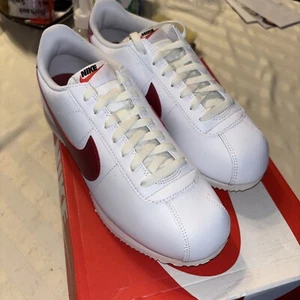 Size 11 - Nike Cortez White Red Stardust W - Picture 1 of 9