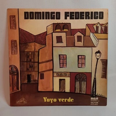 DOMINGO FEDERICO Y SU ORQUESTA TIPICA YUYO VERDE LP Vinyl Record Tango Argentina - Image 1 of 4