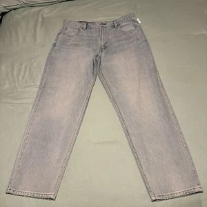 Levi's 550 92' Jeans Mens Size 36x30 Relaxed Taper Denim Distressed Retro Paints - Picture 1 of 12