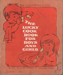 Vintage 1969 “The Lucky Cookbook For Boys And Girls” Eva Moore TJ1443 - Picture 1 of 5