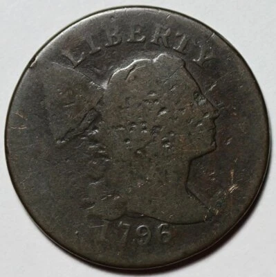 1796 Liberty Cap Large Cent - US 1c Copper Coin - Image 1 of 4