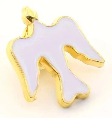 White Dove Brooch Lapel Pin Gift Scarfs Jackets Christian JESUS Is They Way! - Image 1 of 4