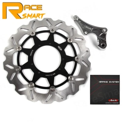 Oversize Front Brake Disc Rotor For Honda CRF450R 2002-2014 CRF450X 2004-2012 - Image 1 of 4