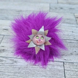 Vtg 1987 My Precious Puffs DJ Music Purple Plush Matchbox - Picture 1 of 8