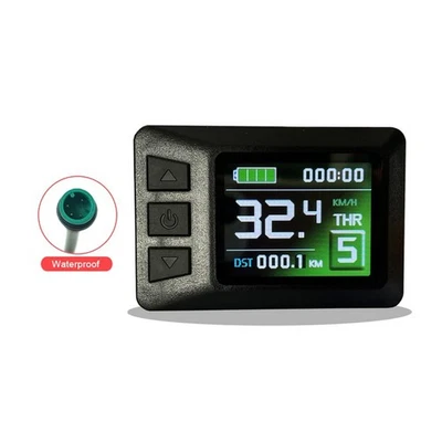 Color Display Panel E-bike Display Real-time Speed Average Speed Top Speed - Image 1 of 4