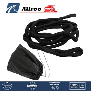 Kinetic Energy Truck Tow Recovery Rope Snatch Strap 33500 LBS Black 1" x 31.5' - Picture 1 of 16