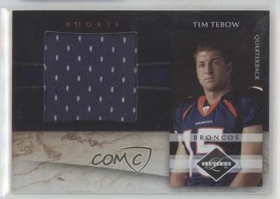 2010 Panini Limited Rookie Jumbo Materials /100 Tim Tebow #2 RC - Image 1 of 2