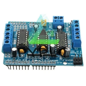 Motor Drive Shield Expansion Board L293D For Arduino Duemilanove Mega2560 M8 - Picture 1 of 4