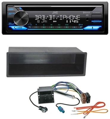 JVC Bluetooth MP3 USB DAB CD Autoradio für VW Polo, Lupo, Fox, Passat, T5 - Bild 1 von 4