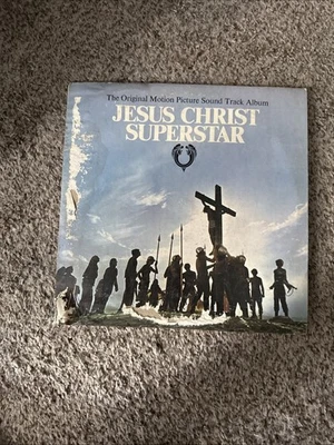 Jesus Christ Superstar Original Soundtrack Album Vinyl 2 LP  1973 w/ Lyrics - Image 1 of 2