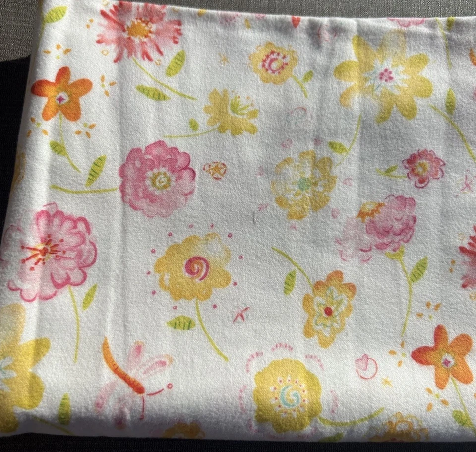 Robert Kaufman Zany For Zinnias FLANNEL Jennifer Sampou  24" x 42" 100% Cotton - Image 1 of 4