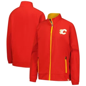 Women's Fanatics Red Calgary Flames Authentic Pro Rink Coaches Full-Zip Jacket - Picture 1 of 3