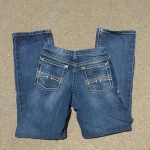 Ariat Boys B4 Relaxed Coltrane Boot Cut Jeans 10021160 Size 14 - Picture 1 of 6