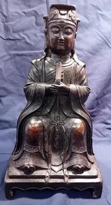 Late Ming Dynasty Guanyin or Kwan Yin Bronze Figure. Quite Superb. - Picture 1 of 19