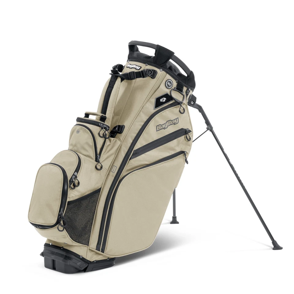 NUEVO Bolso de pie híbrido Bag Boy Chiller Pro - arena/negro Foto 1 de 1