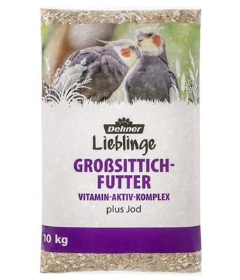 Dehner Lieblinge Vogelfutter, Großsittich-Futter, Vitamin-Aktiv-Komplex, 10 kg - Bild 1 von 3