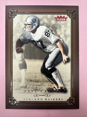 2004 Fleer Greats Football - DAVE CASPER #66 - Oakland Raiders - Image 1 of 2