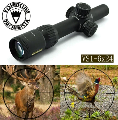 Visionking 1-6X24 Rifle scope 30 FFP Front First Focal Plane Hunting Tactical - Image 1 of 4