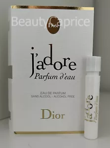 Travel Size 1 x 1ml Dior J'adore Parfum d'eau alcohol free Spray EDP Free P&P - Picture 1 of 3
